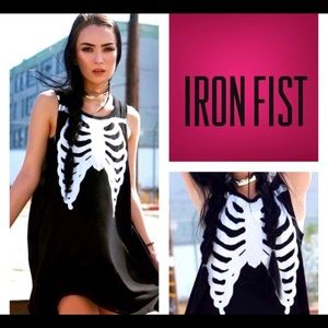 NWT! Iron Fist Bone In Trapeze Tank Dress
